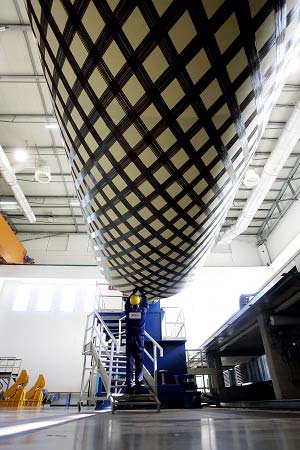Il satellite Vega presso l'azienda Avio